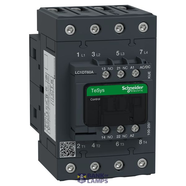 TeSysCTR4P60A AC3NO+NC100-250V ACDC EVLK image 2