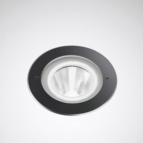 Ground-recessed luminaires Lutera 200 Lens Black around ET 26W 2900lm rotationally sym. narrow (RE) IP68 IK10 3 SDCM image 1