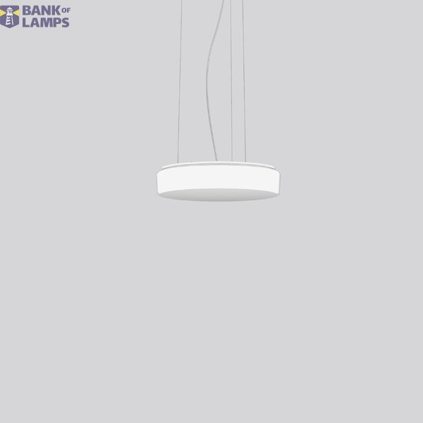 Flat Polymero Kreis, 19 W, 2000 lm, 830, white, Phase-cut Pendant lumi image 1