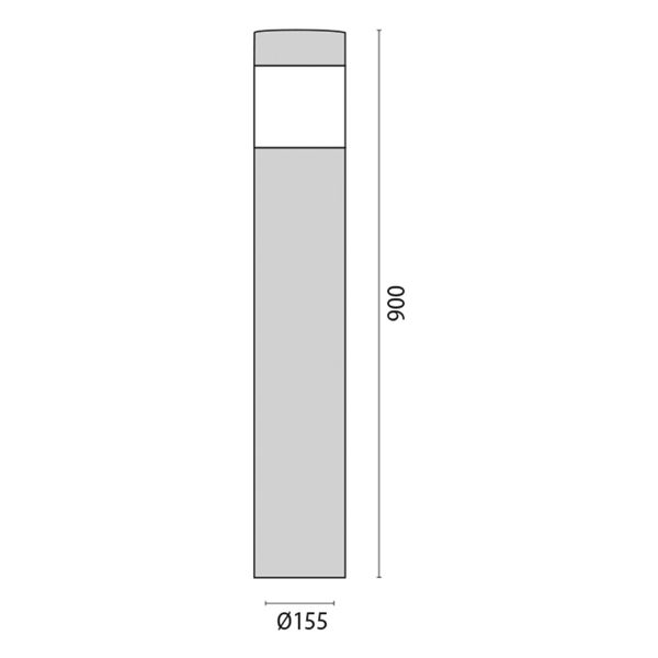KHA 9/AL-LED 15W 3000K-81 MATTE BLACK image 10