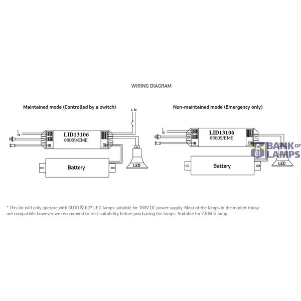 EMERGENCY KIT FOR GU10/E27 LED LAMPS 3-7W image 3