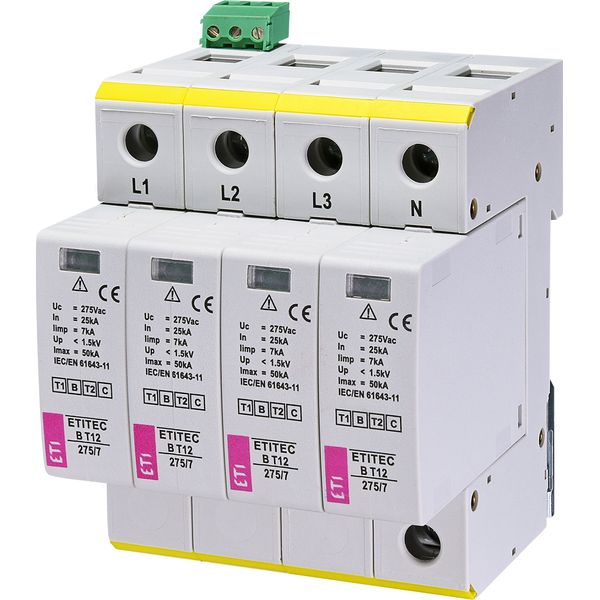 ETITEC B T12 275/7 4+0 RC surge arrester image 1