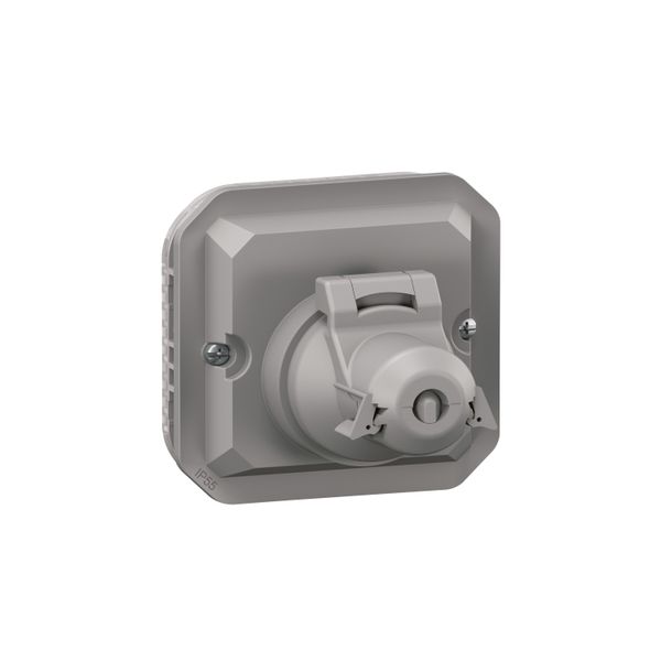 PLEXO FRONT FACE TO BE WEATHERPROOF WITH ENGAGED RJ - GREY - MECHANISM image 1