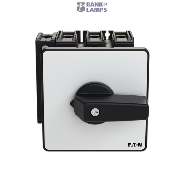 P3 Main switch, 80 A,Rear mounting, 4 pole, Form Z, Black, Door coupli image 3
