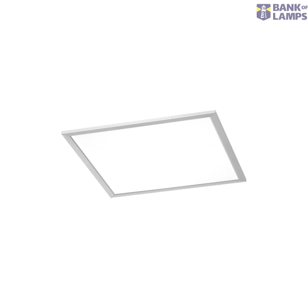 WiZ Griffin LED ceiling lamp 40x40 cm brushed steel RGBW image 1
