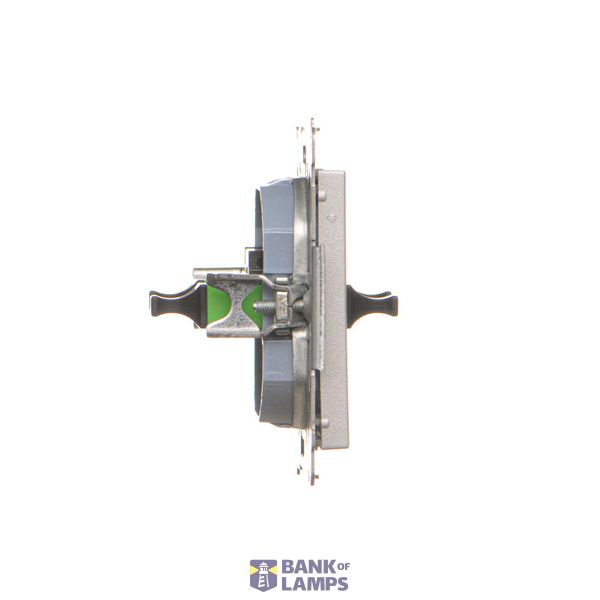 Double socket outlet with earthing and shutters - Czech pin system, (Complete product), 16A, 250V, Screw, Gold matt, metalic image 1