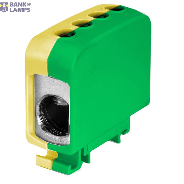 AL/CU universal rail-mounted terminal block ZGG1x35...95z-g yellow-green image 1