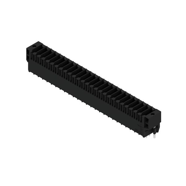 PCB plug-in connector, male header, Solder flange, THT/THR solder connection, 3.50 mm, Number of poles: 26, 180°, Solder pin length (l): 3.5 mm, tinned, black, Box image 4