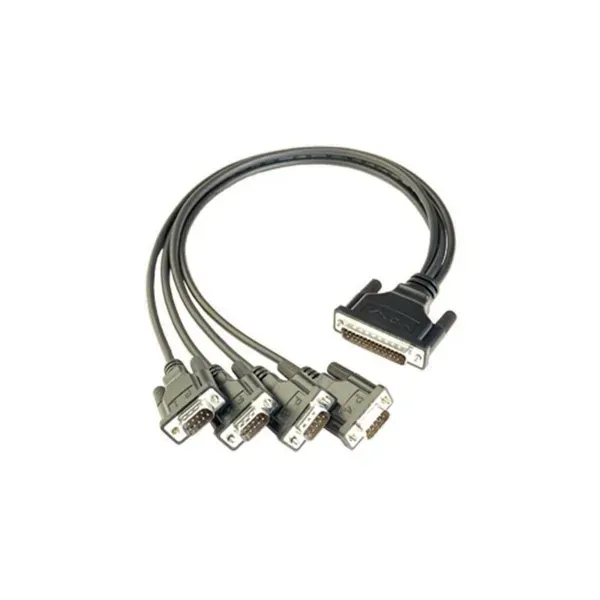 MOXA – CBL-M44M9X4-50 – Serial cable DB44 plug to DB9 plug, 50 cm image 1
