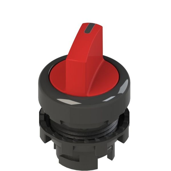 Short handle selector, 2 positions red with marking image 1