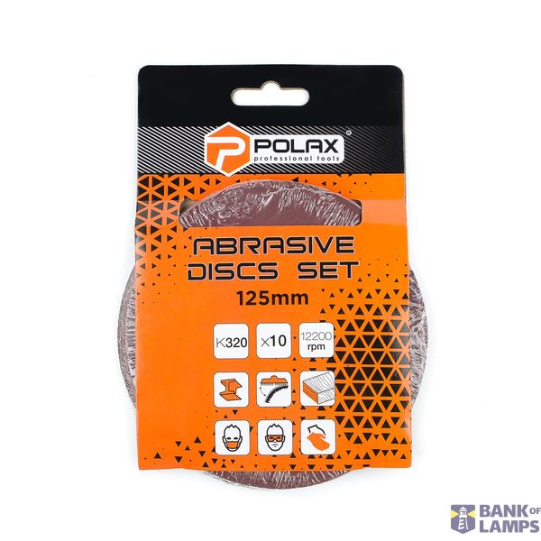 Abrasive discs set 125мм, Abrasive grit  К320 image 2
