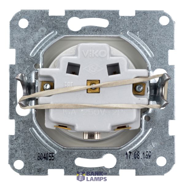 Pin socket outlet with safety shutter, cage clamps, silver image 4