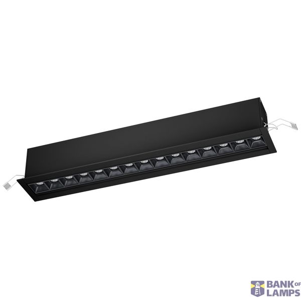 ALBAVILLA LED RECESSED PROFILE L-418 BLACK 20° 4000K image 1