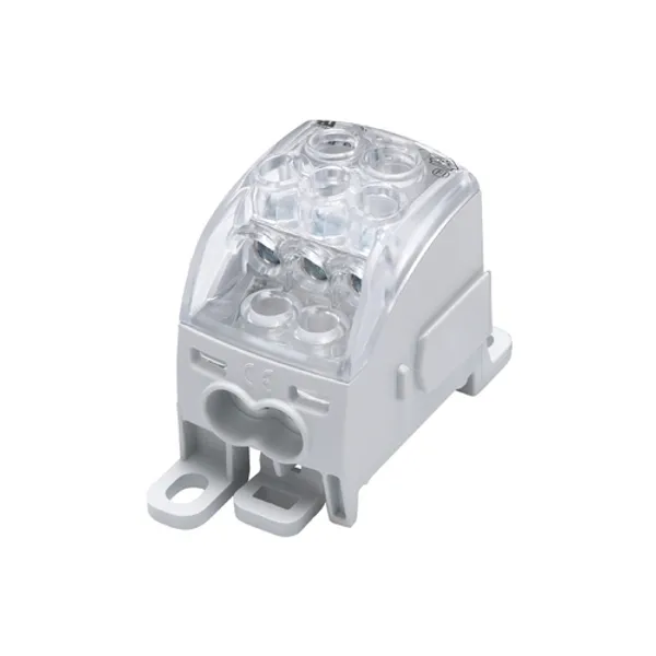 SUB 160 Universal distribution block Al/Cu 82040 SIMBLOCK grey image 2