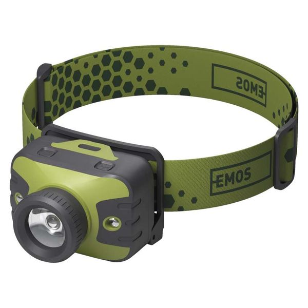 CREE LED Headlamp, 330 lm, 200 m, 3× AAA image 1