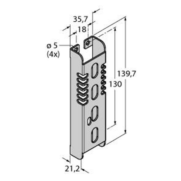 Accessories Mounting Bracket   SMBPVD100AB image 1