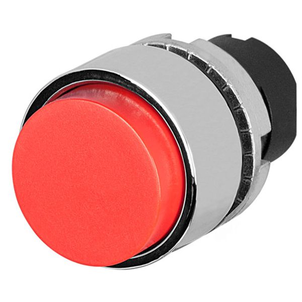 Projecting push-button, red, metal image 1