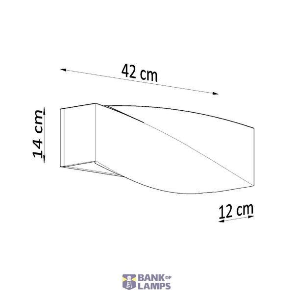 WALL LAMP SIGMA BLACK E27 1X60W IP20 image 9