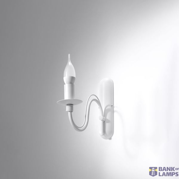 WALL LAMP MINERVA WHITE E14 1X40W IP20 image 3