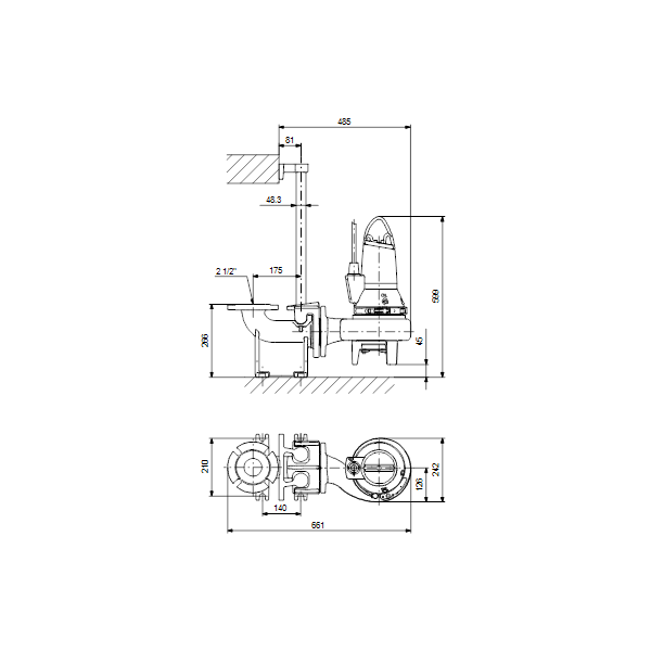 Submersible wastewater pump SL1.50.65.09.2.50B image 2