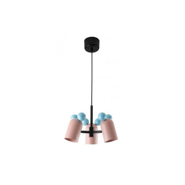 Ceiling luminaire MOUSE II, 2677, max.250V, 50/60Hz, 3*E27, max.25 W, IP20, avg. 30 cm, pink image 1