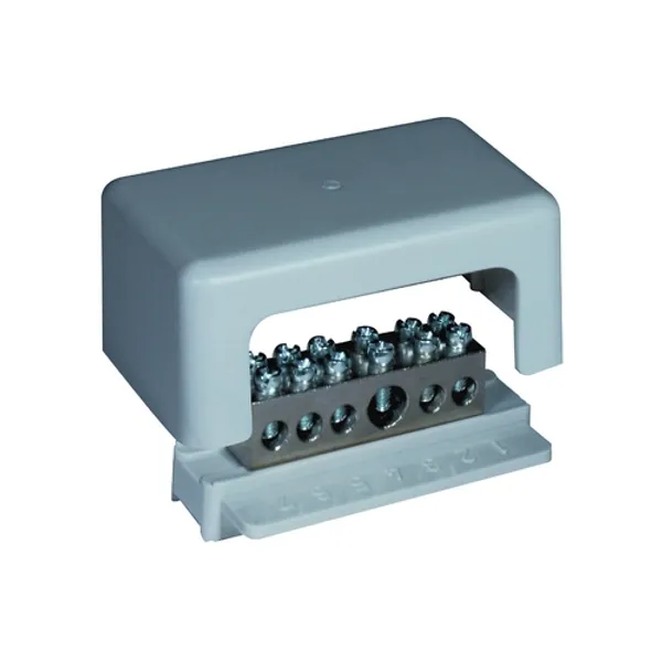 Equipotential bonding bar SWP1 grey image 1