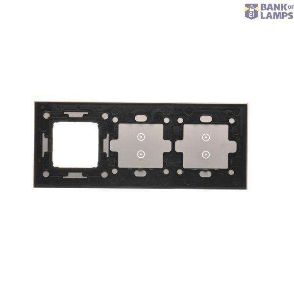 Single frame, metal, Champagne inox image 1