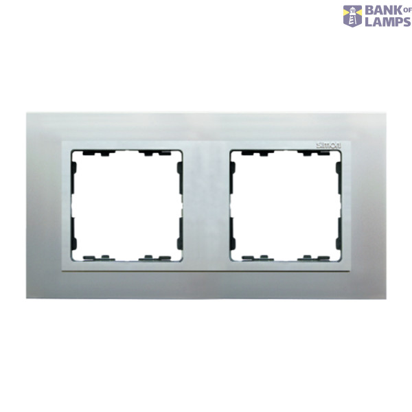 Double frame, metal, aluminum / aluminum matt image 1