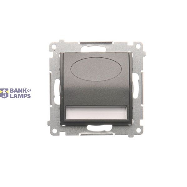 LED luminaire, 230V, anthracite, metalic image 1