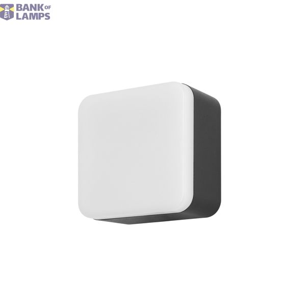 Wall fixture IP44 Tilt LED 6,6W 4000K 600lm Urban Grey image 1