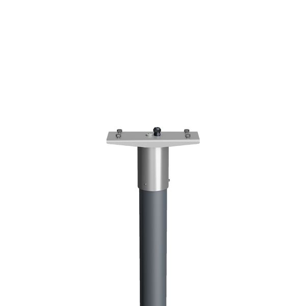 Pole mounting L 346 B 136 H 204 d 108 colour: silver image 1