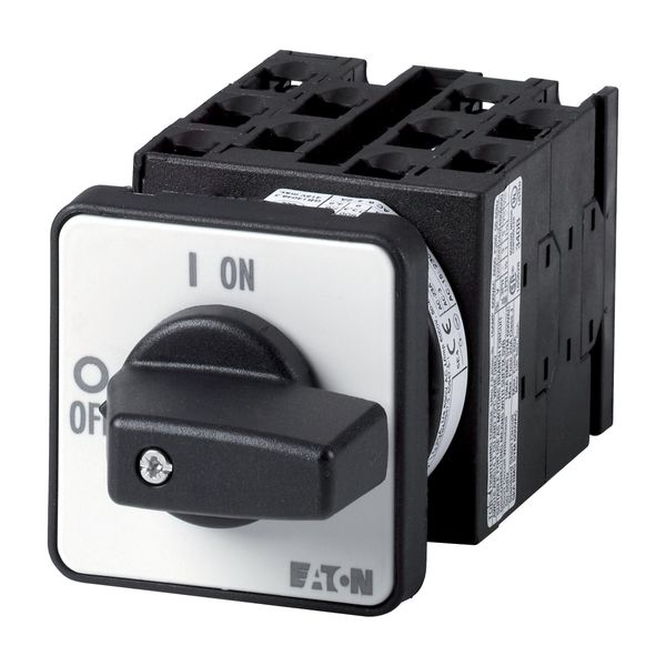 T0-5-89/E Changeoverswitches, T0, 20 A, flush mounting, 5 contact unit(s), Contacts: 9, 60 °, maintained, With 0 (Off) position, 2-0-1, SOND 29, Design number 8 image 10