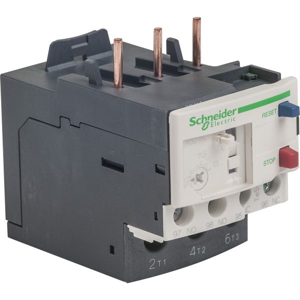 Thermal overload relay, TeSys Deca, 690VAC, 9 to 13A, 1NO+1NC, class 20, for unbalanced loads image 1
