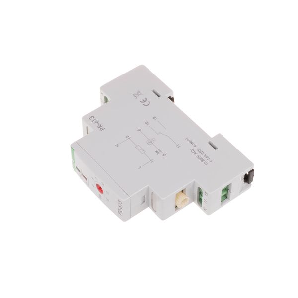 priority relay, DIN rail mounting, 230V U=2Ã 15A contact: 1NO/NC image 3