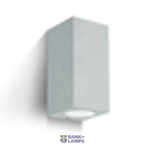 GREY WALL LIGHT GU10 2x10W IP65 image 2