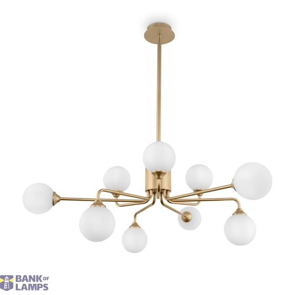 Modern Alexis Chandelier Matte gold image 1