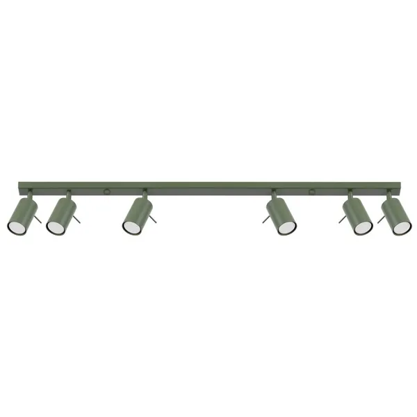 RING CEILING LAMP 6L OLIVE GREEN 6XGU10 image 1