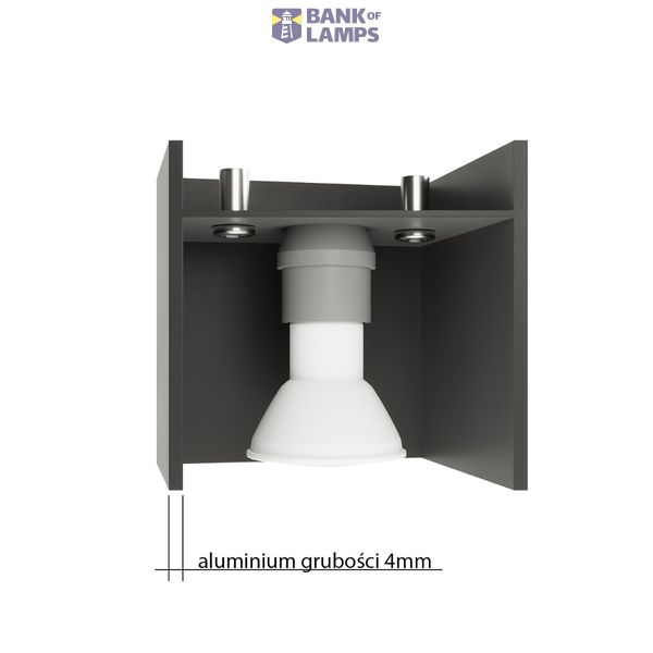 SPOT PIXAR GREY G9 1X40W IP20 image 4