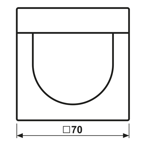 Centre plate with knob AL1740AN image 5