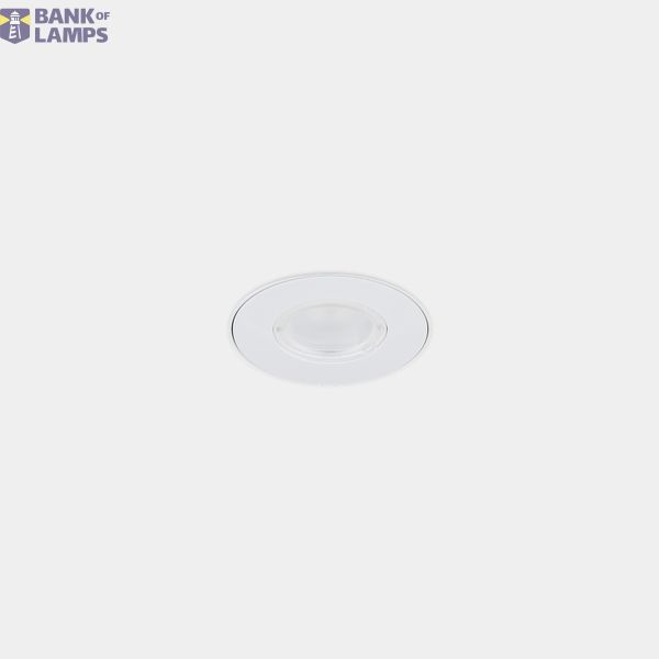 Downlight Sia Lens Square Trimless 17.7W LED warm-white 3000K CRI 80 90º ON-OFF Trimless/White IP54 1826lm image 1