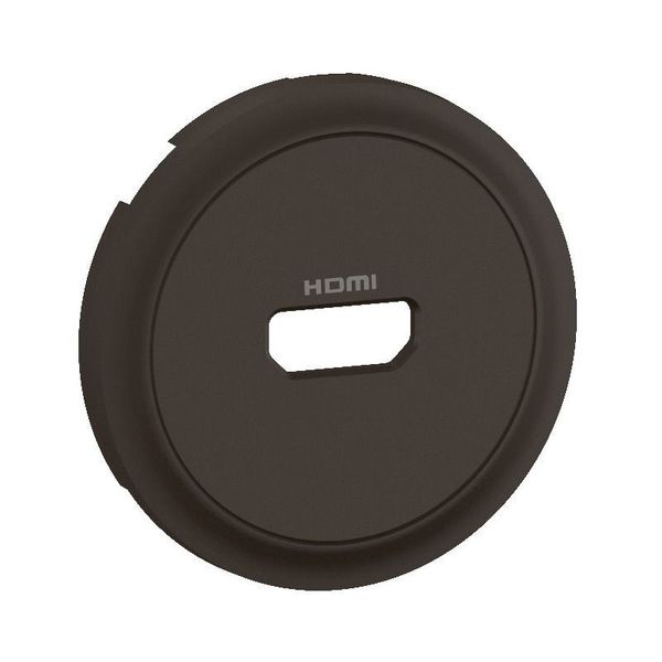 1.4 A TYPE HDMI PRE-CONNECTED SOCKET ROCKER BLACK image 2