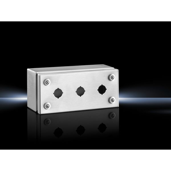 SM Switch housing, WHD: 220x100x90 mm, Stainless steel 1.4301 image 2