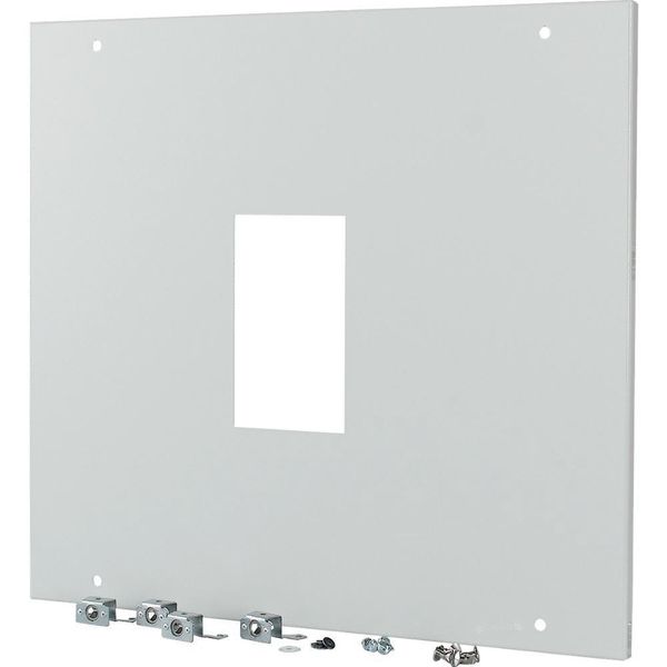 XMN43F06C Front plate, NZM4, 3p, fixed version, W=600mm, grey image 4