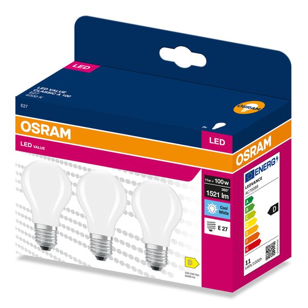 VALCLA100 11W/840 230VGLFR E27 FS3 OSRAM image 2