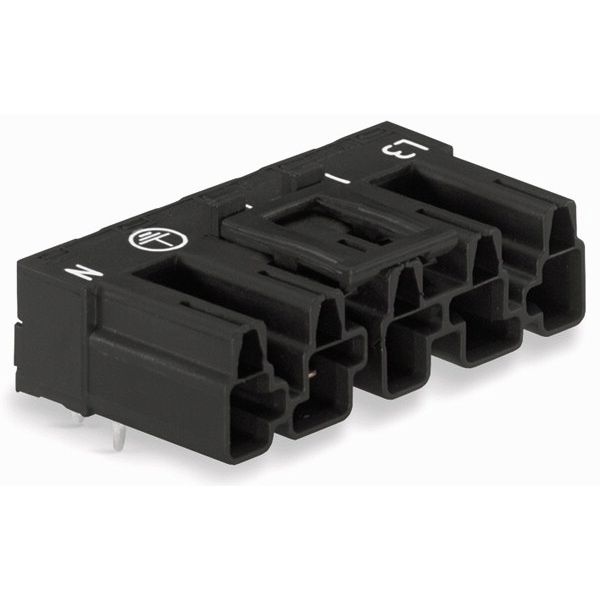 Plug for PCBs angled 5-pole blue image 2