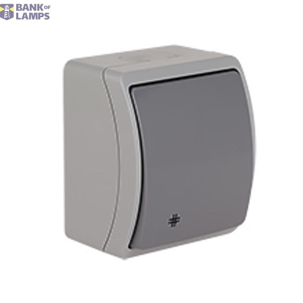 VW-4 Koala Intermediate Switch surface mounted IP44 gray/graphite VW 154-08 image 1