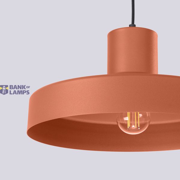 Pendant lamp BILO red ochre image 3