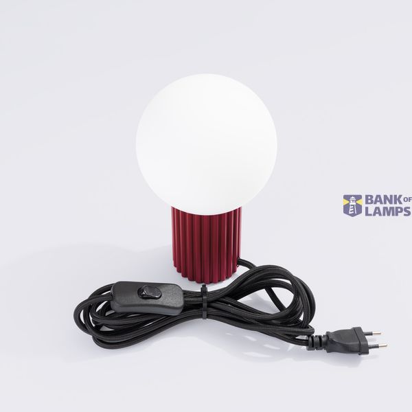 Table lamp HALO burgundy image 3