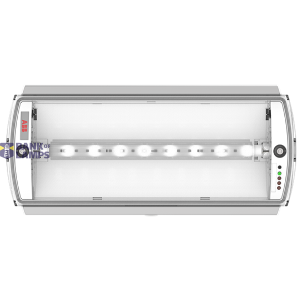Self-contained 4 watt, surface mount led luminaire, 3 hours, including control module DALI, series Aqualux image 2