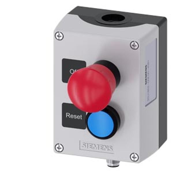 Enclosure for command devices, 22 mm, round image 1
